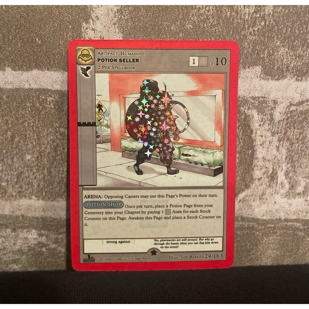 MetaZoo Nightfall 1st Edition - POTION SELLER 29/163 FULL HOLO - NM/M